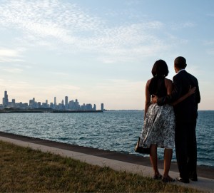 Obamas in Chicago